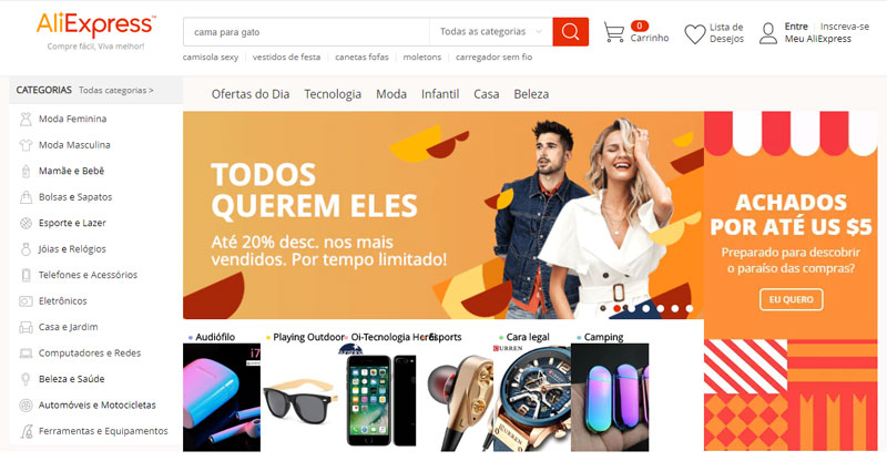 aliexpress compras na china